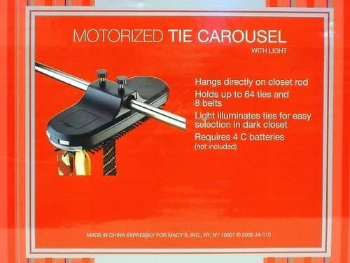 John Ashford Motorized Tie Carousel with Light by John Ashford