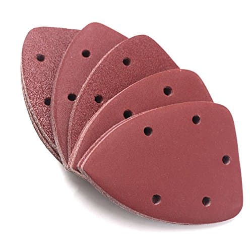 50 Pcs Mouse Detail Sander Sandpaper Mouse Sanding Sheets Sanding Paper Assorted 40 80 120 180 240 Grits