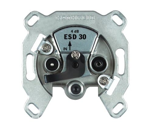 KathreinESD 30 antenna socket 3-way (TV, FM, SAT, Single Socket)