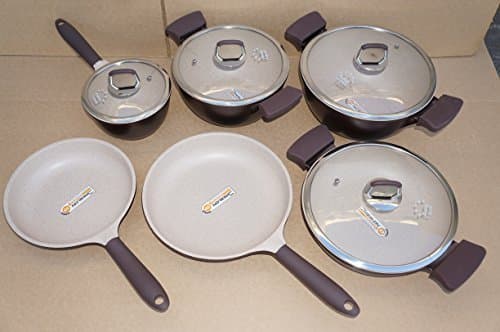 Third Generation Healthy Legend 10 pcs Set Non-stick German Weilburger Ceramic Coating Cookware Set - Eco Friendly, Non-toxic by Healthy Legend