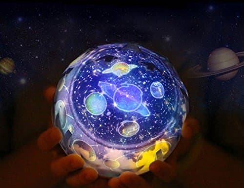 Kitlit Night Light Projector Lamp Mysterious Universe Explore Planets 360 Degree Rotation Light Color Changing with USB Cable for Wedding/Birthday/Parties/Kids Bedroom/Christmas Gift