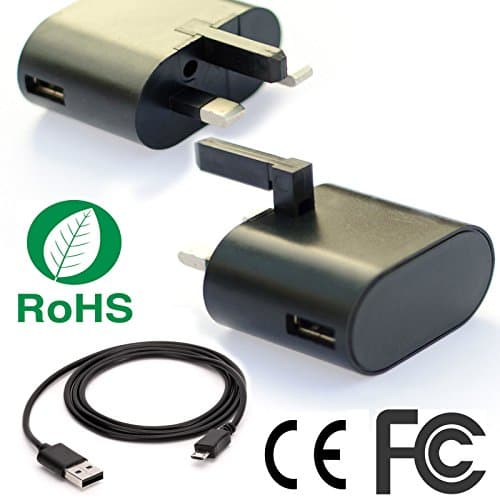 Buyersbargin® Universal Micro USB Cable Lead SLIM MODEL MAINS Wall UK CHARGER FOR Google Asus / Samsung Galaxy / HTC LG Nexus / Nokia Window / Tablet / UK SELLER