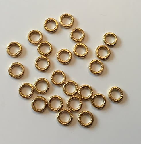 Open Jump Rings Textured