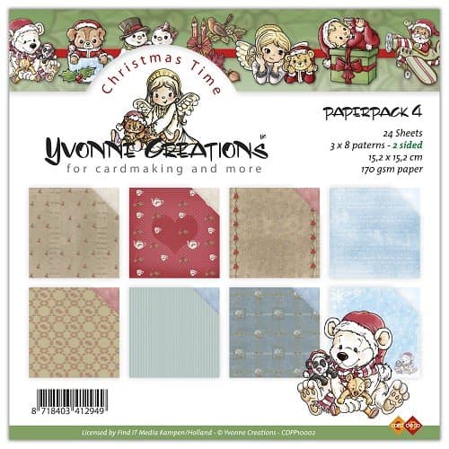 Card Deco Yvonne Creations-Paperpack 4