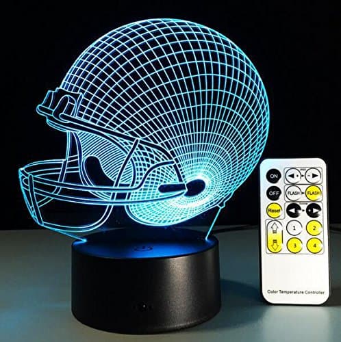 LUCKY GODDESS 3D LED Lamp Optical Illusion Night Light Decor Lights Visual Table Glow Lamp Remote Control Alarm Clock Image 7 Colours Changes
