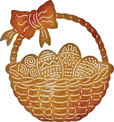 Cheery lynn metal cutting Die Easter egg Basket B526