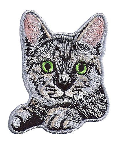 Cat Style 7 embroidered applique Sew Iron on Patch animals kitten pets