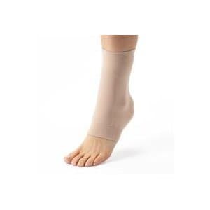 Silipos1770 Boot Bumper - Beige, Small/Medium, Ankle Compression Sleeve with Mineral Oil Gel Pads. Foot Care Products