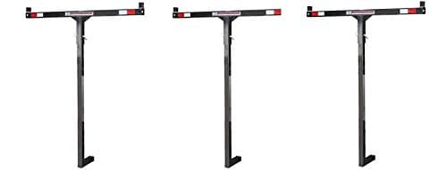 Tricam SLE-1 2 in 1 E-Z Hitch Mounted Load Extender, 350-Pound Capacity, Black Finish (3-Pack)