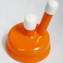 1 X Carboy Cap, Plastic, 2 Spouts by Brewcraft
