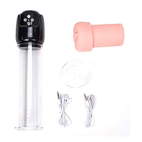 Homapp SwimsuitsAutomatic Effective Enlarge Vacuum Pump Extender Delay Device Sucking Machine 6Shorts Black