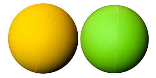 LBS-2 Pack Lacrosse Massage Balls -Yellow Green
