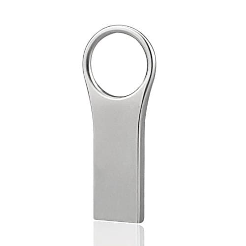 U07STORE 32GB Waterproof USB 3.0 Metal Flash Drive Memory Stick (Silver)