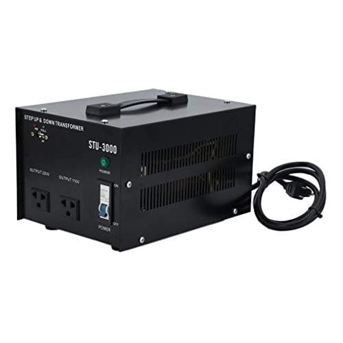 Chennly 3000-Watt Voltage Converter Transformer - Auto Step Up & Step Down Voltage Transformer Converter with Fuse & Over Current Protection, US FCC Certification