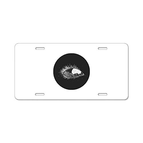 GRAETfpeoglsd Fashion Custom Personlized Metal License Plate Frame Solid Insert Car Auto Tag Holder