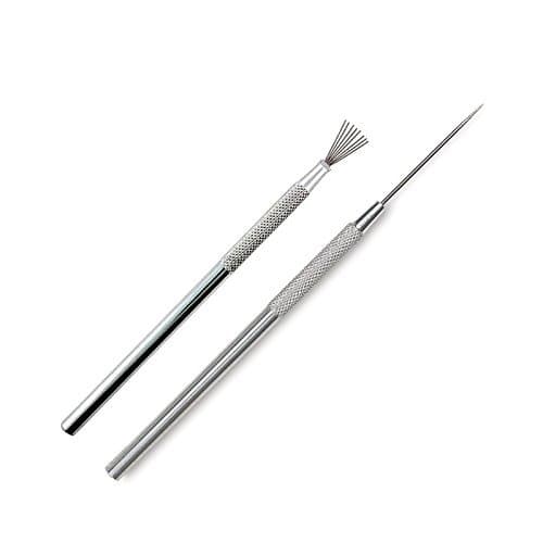 Clay Pottery Sculpture Feather Wire Texture + Pro Needle Detail Tools