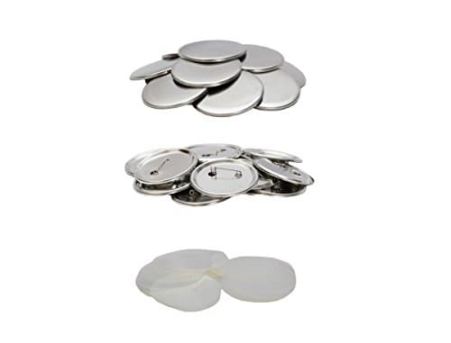 2.25" Inch Metal Flat Back Button Maker Badge Parts 1000