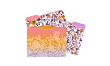 Capri Designs - File Folder Set - Paintbox Floral (Designed by Josephine Kimberling)
