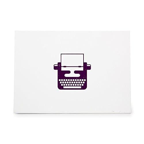 Typewriter Typer Typewriting Typing Typist Style 5396, Rubber Stamp Shape great for Scrapbooking, Crafts, Card Making, Ink Stamping Crafts