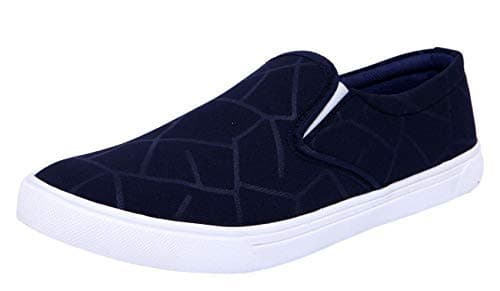 Onbeat Kid's Blue Canvas Loafer