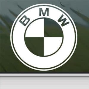 Bmw White Sticker Decal Car Window Wall Macbook Notebook Laptop Sticker Decal