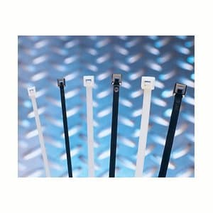 Cable Ties 7-1/2" Natural 100 Pcs. Made in USA