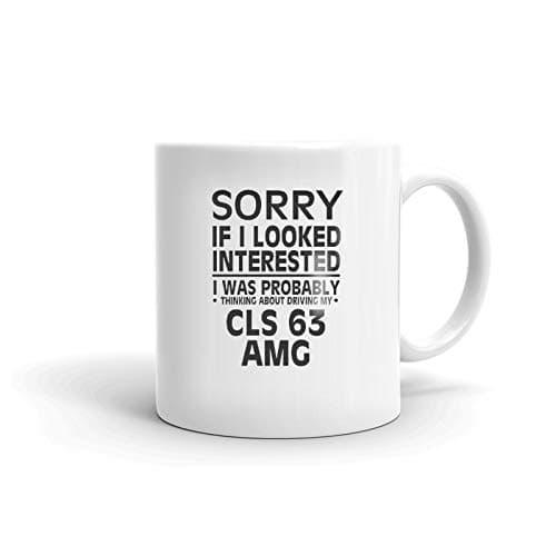 Thinking about my CLS 63 AMG Coffee Tea Ceramic Mug Office Work Cup Gift 15 oz