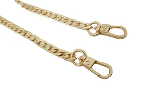 DIY Top Grade 7mm Width Golden Flat Metal Iron Chains Handbag Chains Handbag Accessories Purse Handles Clutch Straps 59 Inches