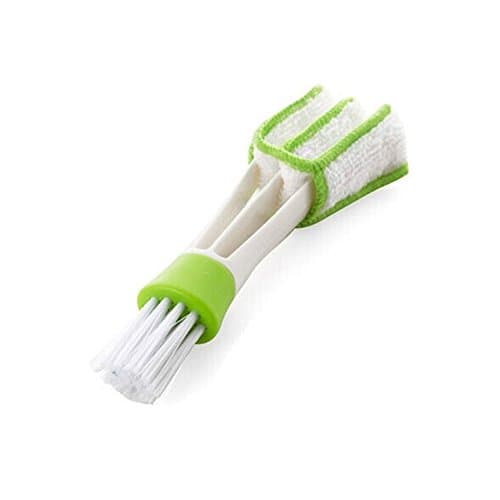 2 in 1 Multipurpose Cleaning Brush Window Blind Cleaner Mini Blind Duster Keyboard Cleaner for House,Car,Office Computer Cleaning
