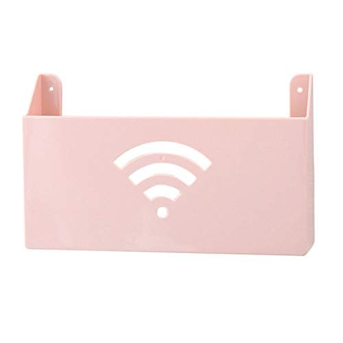 XINGKEJI Home Creative Wall Mount WiFi Router Storage Boxes Wall-Hanging Decorative Boxes Multimedia Shielding Storage Shelf