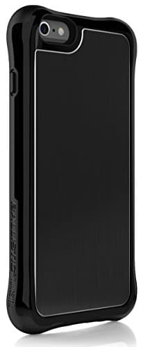 iPhone 6s Plus Case, Ballistic [Tungsten Slim Series] Ultra Protective 6 Ft.Drop Test Certified Protective Case for iPhone 6 Plus and 6S Plus Brushed Black Back Plate