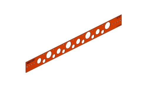 Holdrite Copper Bonded Support Bracket, Pipe Support for 1/2-Inch Water Supply Tubing, 26-Inch x 2-1/4-Inch, Pack of 50, 107-26