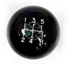 Shiftworks OS5 Old School 5-Speed Black GPS Shift Knob &amp; Boot Retainer