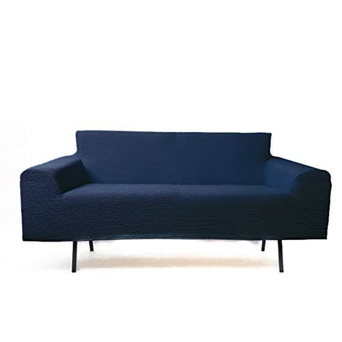 GWW Stretch Sofa slipcover,Solid Sofa Cover,Sure fit Cushion Couch for Leather Sofa Chair,1-Piece Furniture Protector for Pets-J Two Seats