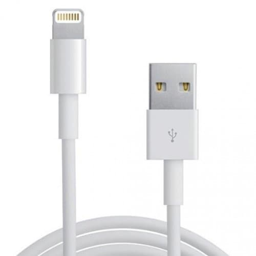 Apple MFI Certified - iPhone 5 5c 5s 6Plus 6S Lightning Cable - One 3ft White Lightning Data Cable Cord - USB to 8 Pin Lightning Sync Data - Newest IOS Compatible - Newest iPod iPad iPhone Compatible