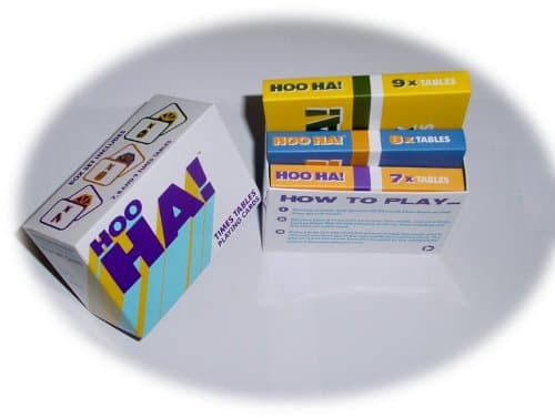 Hoo Ha! Kids Fun Times Tables Math Memory Game - 7, 8 &amp; 9 Times Tables