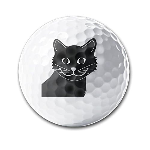 KSH Happy Cat Sad Fish Sporting Practice Golf Balls Distance Golf Balls In Diameter 42.7MM