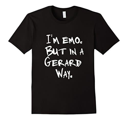 Men's I'm Emo But in a Gerard Way TShirt  Small Black