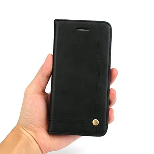 iphone 6s Case , iphone 6 Case , Hoosam (TM) Ultra Slim Layered stand Kickstand Cash Storage Card Slot[Magnetic Flap] PU Leather Flip Wallet Case Cover for iphone 6s 4.7 (Black)