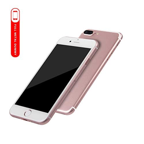 [100% Metal] 2nd Generation Non-Working Replica Phone Dummy Display Phone for Phone 7 i7 Plus 4.7/5.5 inches (Rose 5.5)