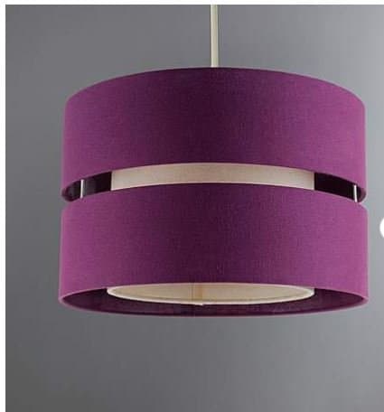 Frea Pendant Light Shade Plum Purple