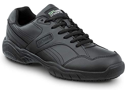 SR MAX Dover Men's Black Slip Resistant Sneaker