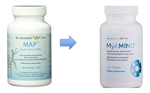 10 + 1 free = 11 x pack MAP® Master Amino Acid Pattern by Apran