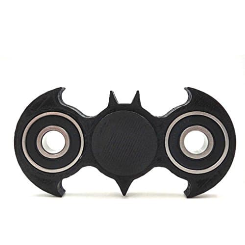 Batman Fidget Spinner,Moonfully Tri-spinner Fidget Hand Spinner Collection Time Killer Toy Bat Shape Perfect for ADD ADHD Axiety