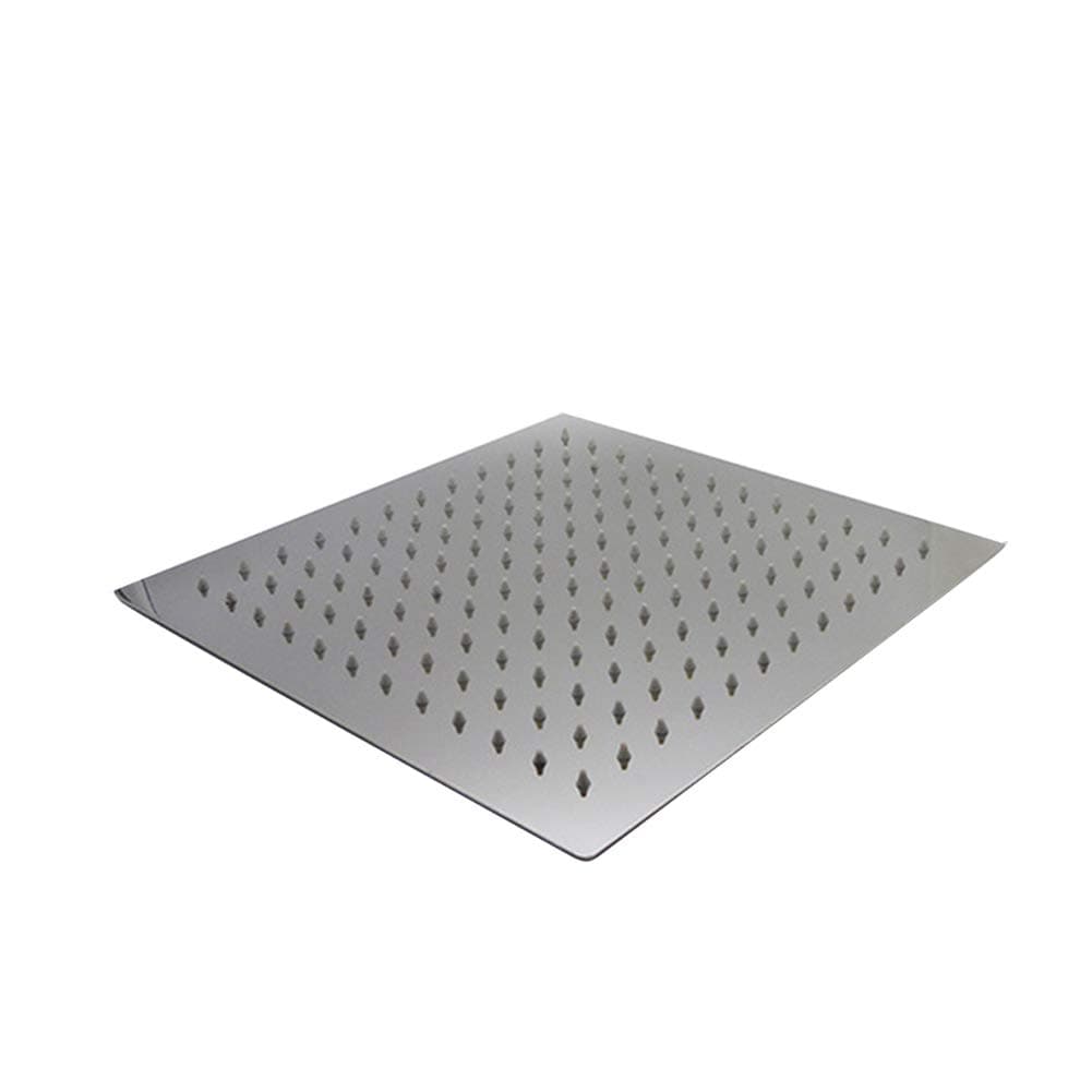 Almabner Shower Head Square High Pressure Shower Head Easy Install Stainless Steel Large Rainfall