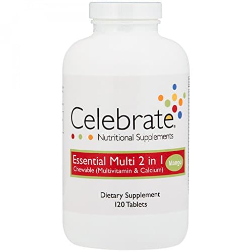 Essential multi 2 in 1 chewable supplement