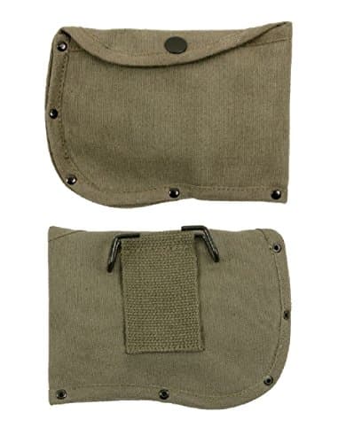 Olive Drab Camping Boy Scout Mini Small Canvas Axe Ax Sheath Case With Belt Loop