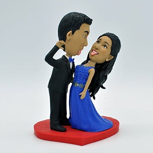 Wedding Bee DIY Dance Wedding Cake Topper,Custom Cake Topper,Dancing Custom Bobbleheads,Cake Topper For Wedding,Look Like You Figurines,Grooms Cake