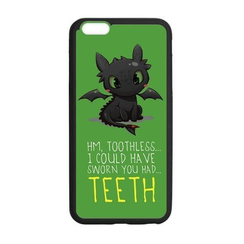 FEEL.Q- How to Train Your Dragon Toothless Personalized Protective Case for iPhone 6 Plus (5.5") TPU Rubber Phone Cases