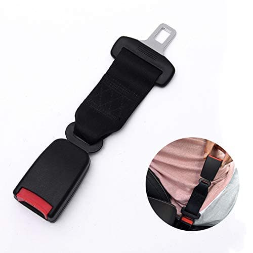 Aochol Seat Belt Extender, E-Mark Safety Certification Connector Socket for Obese Men Pregnant Women Child Safety Seats, Suitable for Most Cars (7/8'' Metal Tongue)